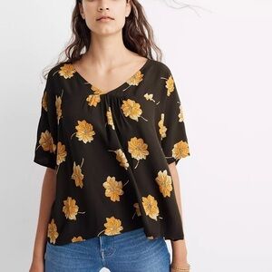 Madewell‎ Rhyme Top in Fall Flowers